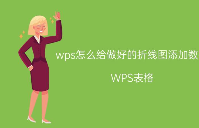 wps怎么给做好的折线图添加数据 WPS表格 折线图 添加数据